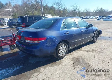 2004 Honda Accord 2.4 Lx из США, поврежденный, VIN 1HGCM56354A045243